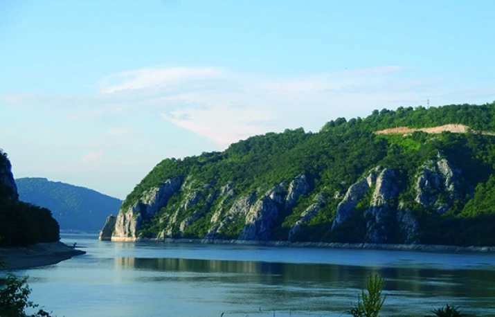 Minunea Dunarii, la intrarea in Romania