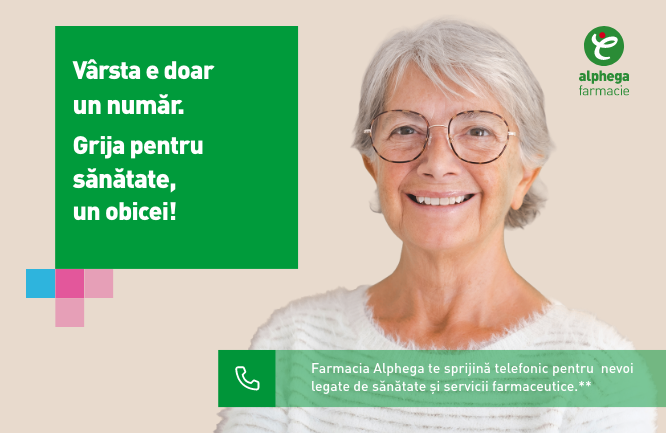 Vârsta e doar un număr. Grija pentru sănătate, un obicei!