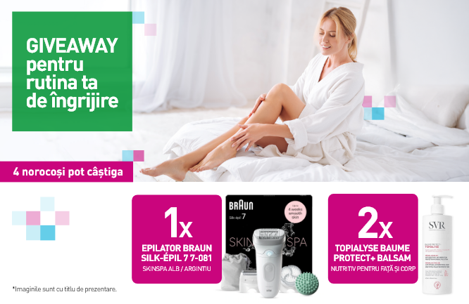 Giveaway pentru rutina ta de îngrijire